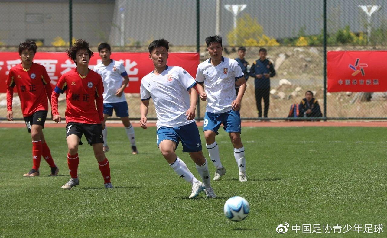 中青赛（U17组）决赛：江苏省江宁训练基地1队4-0战胜山东泰山U17_中国_青少年_男子